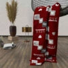 Plaid Polaire Love Rouge 120x160 Cm