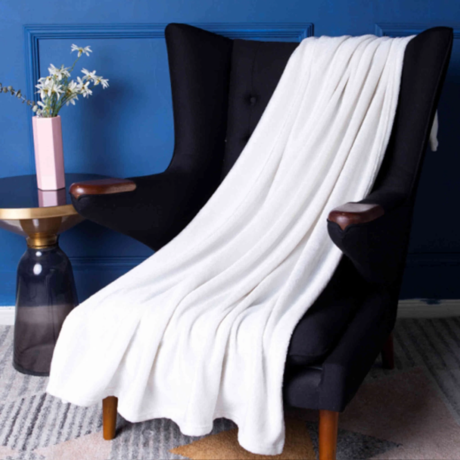 Plaid Polaire Sherpa Bella 125x150 Cm 5 Plaid Polaire Sherpa Bella 125x150 Cm – Image 3