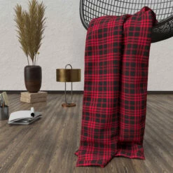 Plaid Polaire Carreaux Tartan 120x160 Cm