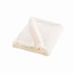 Plaid Tricotine 125x150 Cm -Doublures De Lit Soldes 2024 plaid tricotine naturel zoom 1 1