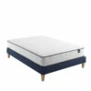 Ensemble Matelas Ressorts, Sommier Et Pieds Rêve 300 - SOMEO -Doublures De Lit Soldes 2024 reve 300 mat som 3 4 fond blanc