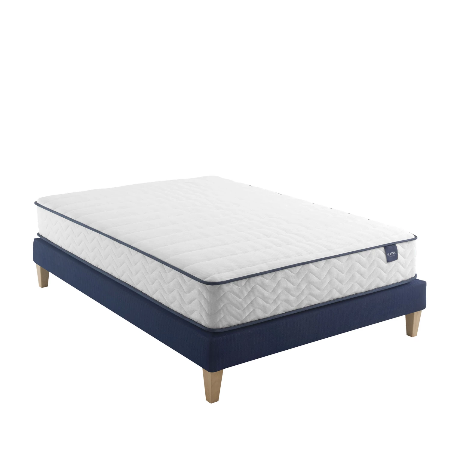Ensemble Matelas Ressorts, Sommier Et Pieds Rêve 300 - SOMEO 3 Ensemble Matelas Ressorts, Sommier Et Pieds Rêve 300 - SOMEO