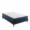 Ensemble Matelas Ressorts Et Mémoire De Forme, Sommier Et Pieds Rêve 500 - SOMEO -Doublures De Lit Soldes 2024 reve 500 mat som 3 4 fond blanc
