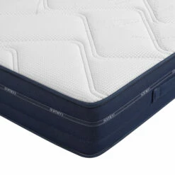 Ensemble Matelas Ressorts Et Mémoire De Forme, Sommier Lune Et Pieds Rêve 500 - SOMEO -Doublures De Lit Soldes 2024 reve 500 zoom lateral fond blanc 6 68