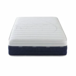 Ensemble Matelas Ressorts Et Mémoire De Forme, Sommier Constellation Et Pieds Rêve 600 - SOMEO -Doublures De Lit Soldes 2024 reve 600 face fond blanc 170 6 3