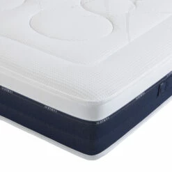 Ensemble Matelas Ressorts Et Mémoire De Forme, Sommier, Pieds Et Tête De Lit Rêve 600 - SOMEO -Doublures De Lit Soldes 2024 reve 600 zoom lateral fond blanc 43