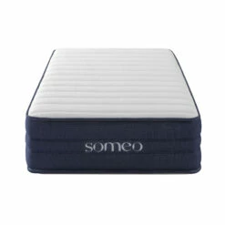 Ensemble Matelas Ressorts, Latex Et Mémoire De Forme, Sommier Constellation Et Pieds Rêve 700 - SOMEO -Doublures De Lit Soldes 2024 reve 700 face fond blanc 159 4