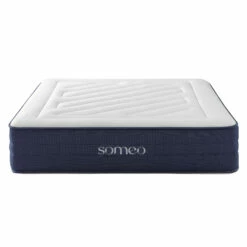 Ensemble Matelas Ressorts, Latex Et Mémoire De Forme, Sommier Constellation Et Pieds Rêve 700 - SOMEO -Doublures De Lit Soldes 2024 reve 700 face fond blanc 361 10