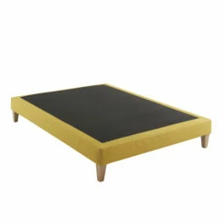 Ensemble Matelas Mousse, Sommier, Pieds Et Tête De Lit Aurore 400 - SOMEO -Doublures De Lit Soldes 2024 sommier aurore 140x190 3 4 fond blanc 26