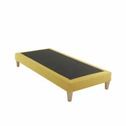 Ensemble Matelas Mousse, Sommier, Pieds, Couette Et Oreiller Aurore 400 - SOMEO -Doublures De Lit Soldes 2024 sommier aurore 90x200 3 4 fond blanc 75