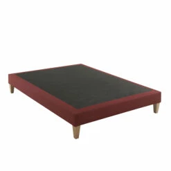 Ensemble Matelas Couchage Latex, Sommier, Pieds, Tête De Lit, Couette Et Oreiller Crépuscule 400 - SOMEO -Doublures De Lit Soldes 2024 sommier crepuscule 140x190 3 4 fond blanc 43
