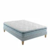 Ensemble Matelas Mémoire De Forme, Sommier Et Pieds Songe 500 - SOMEO -Doublures De Lit Soldes 2024 songe 500 mat som 3 4 fond blanc