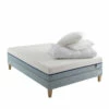 Ensemble Matelas Mémoire De Forme, Sommier, Pieds, Couette Et Oreiller Songe 600 - SOMEO 2 Ensemble Matelas Mémoire De Forme, Sommier, Pieds, Couette Et Oreiller Songe 600 - SOMEO -Doublures De Lit Soldes 2024 songe 600 mat som cou or 3 4 fond blanc