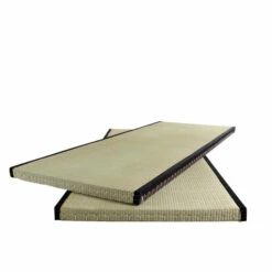 Lit Futon Style Japonais En Bois Massif Naturel + Tatami 7 Lit Futon Style Japonais En Bois Massif Naturel + Tatami -Doublures De Lit Soldes 2024 tatami fond blanc