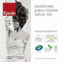 Matelas Epeda Ressorts Ensachés Ferme Et Confortable YUCCA -Doublures De Lit Soldes 2024 vignette epeda 4