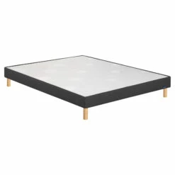 Ensemble Matelas Bultex Primo, Sommier Vigoroso Et Pieds Back To Basics -Doublures De Lit Soldes 2024 vigoroso dark grey fond blanc 1 2