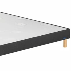 Ensemble Matelas Bultex Primo, Sommier Vigoroso Et Pieds Back To Basics -Doublures De Lit Soldes 2024 vigoroso dark grey fond blanc 2 1